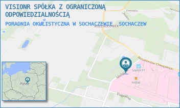 PORADNIA OKULISTYCZNA W SOCHACZEWIE - VISIONR SPÓŁKA Z OGRANICZONĄ ODPOWIEDZIALNOŚCIĄ - MEDYCZNA 6A,  SOCHACZEW