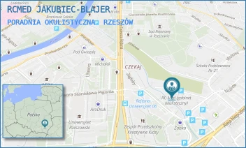 PORADNIA OKULISTYCZNA - RCMED JAKUBIEC-BLAJER - UL. ŻOŁNIERZY WRZEŚNIA 7,  RZESZÓW