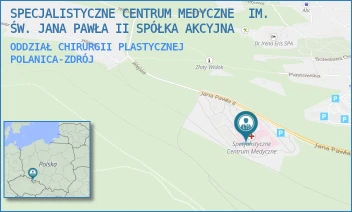 ODDZIAŁ CHIRURGII PLASTYCZNEJ - SPECJALISTYCZNE CENTRUM MEDYCZNE  IM. ŚW. JANA PAWŁA II SPÓŁKA AKCYJNA - UL. JANA PAWŁA II 2,  POLANICA-ZDRÓJ
