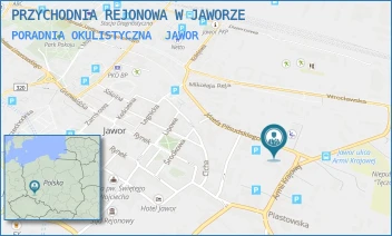PORADNIA OKULISTYCZNA - PRZYCHODNIA REJONOWA W JAWORZE - UL. JÓZEFA PIŁSUDSKIEGO 10,  JAWOR