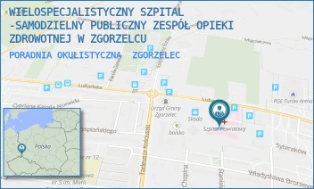 PORADNIA OKULISTYCZNA - WIELOSPECJALISTYCZNY SZPITAL -SAMODZIELNY PUBLICZNY ZESPÓŁ OPIEKI ZDROWOTNEJ W ZGORZELCU - UL. LUBAŃSKA 11-12,  ZGORZELEC