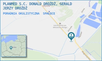 PORADNIA OKULISTYCZNA - PLANMED S.C. DONALD DROŻDŻ, GERALD JERZY DROŻDŻ - UL. BOGUSZYCKA 31,  SPALICE