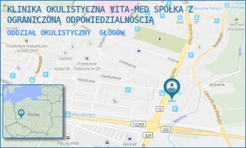 ODDZIAŁ OKULISTYCZNY - KLINIKA OKULISTYCZNA VITA-MED SPÓŁKA Z OGRANICZONĄ ODPOWIEDZIALNOŚCIĄ - UL. LEGNICKA 5,  GŁOGÓW