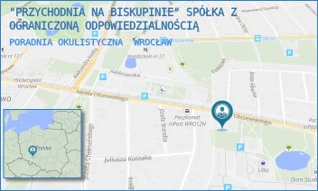 PORADNIA OKULISTYCZNA - "PRZYCHODNIA NA BISKUPINIE" SPÓŁKA Z OGRANICZONĄ ODPOWIEDZIALNOŚCIĄ - UL. KAROLA OLSZEWSKIEGO 21,  WROCŁAW