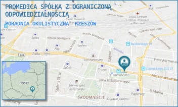PORADNIA OKULISTYCZNA - PROMEDICA SPÓŁKA Z OGRANICZONĄ ODPOWIEDZIALNOŚCIĄ - PLAC WOLNOŚCI 17,  RZESZÓW