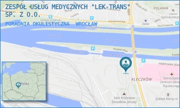 PORADNIA OKULISTYCZNA - ZESPÓŁ USŁUG MEDYCZNYCH "LEK-TRANS" SP. Z O.O. - UL. WŁADYSŁAWA REYMONTA 10B,  WROCŁAW