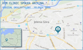 ODDZIAŁ OKULISTYCZNY - KCM CLINIC SPÓŁKA AKCYJNA - UL. BANKOWA 5/7,  JELENIA GÓRA