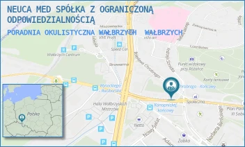 PORADNIA OKULISTYCZNA WAŁBRZYCH - ŚWIAT ZDROWIA OPERATOR MEDYCZNY SPÓŁKA Z OGRANICZONĄ ODPOWIEDZIALNOŚCIĄ - BOLESŁAWA CHROBREGO 2,  WAŁBRZYCH