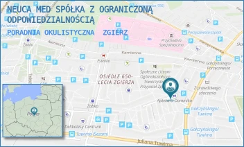 PORADNIA OKULISTYCZNA - ŚWIAT ZDROWIA OPERATOR MEDYCZNY SP. Z O.O - UL. JANA LECHONIA 2,  ZGIERZ