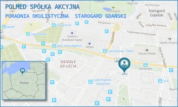 PORADNIA OKULISTYCZNA - POLMED SPÓŁKA AKCYJNA - UL. OS. KOPERNIKA 21,  STAROGARD GDAŃSKI