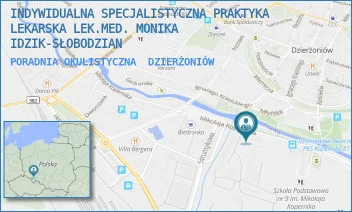 PORADNIA OKULISTYCZNA - INDYWIDUALNA SPECJALISTYCZNA PRAKTYKA LEKARSKA LEK.MED. MONIKA IDZIK-SŁOBODZIAN - UL. MIKOŁAJA KOPERNIKA 11H/G,  DZIERŻONIÓW