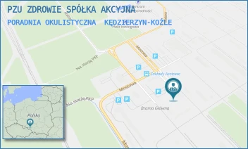 PORADNIA OKULISTYCZNA - PZU ZDROWIE SPÓŁKA AKCYJNA - UL. MOSTOWA 30 B,  KĘDZIERZYN-KOŹLE