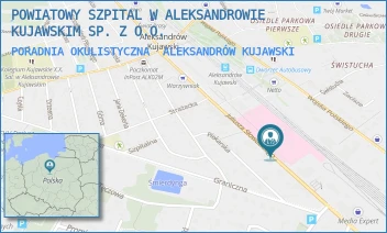 PORADNIA OKULISTYCZNA - POWIATOWY SZPITAL W ALEKSANDROWIE KUJAWSKIM SP. Z O.O. - SŁOWACKIEGO 18.,  ALEKSANDRÓW KUJAWSKI