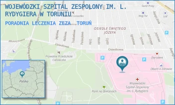 PORADNIA LECZENIA ZEZA - WOJEWÓDZKI SZPITAL ZESPOLONY IM. L. RYDYGIERA W TORUNIU - ŚW. JÓZEFA 53-59,  TORUŃ
