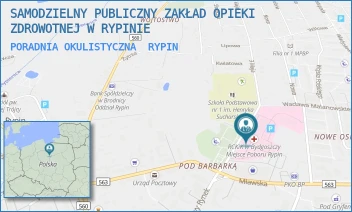 PORADNIA OKULISTYCZNA - SAMODZIELNY PUBLICZNY ZAKŁAD OPIEKI ZDROWOTNEJ W RYPINIE - 3 MAJA 2,  RYPIN