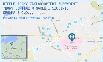 PORADNIA OKULISTYCZNA - NOWY SZPITAL W NAKLE I SZUBINIE SPÓŁKA Z O.O. - OGRODOWA 9, SZUBIN