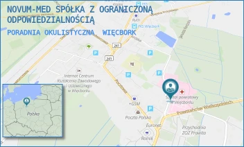 PORADNIA OKULISTYCZNA - NOVUM-MED SPÓŁKA Z OGRANICZONĄ ODPOWIEDZIALNOŚCIĄ - MICKIEWICZA 26,  WIĘCBORK