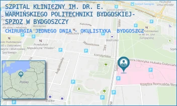 CHIRURGIA JEDNEGO DNIA - OKULISTYKA - SZPITAL KLINICZNY IM. DR. E. WARMIŃSKIEGO POLITECHNIKI BYDGOSKIEJ- SPZOZ W BYDGOSZCZY - SZPITALNA 19,  BYDGOSZCZ