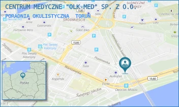 PORADNIA OKULISTYCZNA - CENTRUM MEDYCZNE "OLK-MED" SP. Z O.O. - PLAC 18 STYCZNIA 4,  TORUŃ