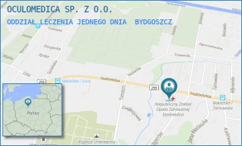ODDZIAŁ LECZENIA JEDNEGO DNIA - OCULOMEDICA SP. Z O.O. - NAKIELSKA 327,  BYDGOSZCZ