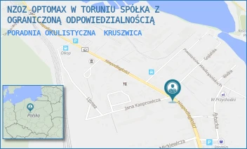 PORADNIA OKULISTYCZNA - NZOZ OPTOMAX W TORUNIU SPÓŁKA Z OGRANICZONĄ ODPOWIEDZIALNOŚCIĄ - NIEPODLEGŁOŚCI 14,  KRUSZWICA