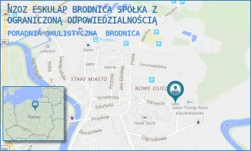 PORADNIA OKULISTYCZNA - NZOZ ESKULAP BRODNICA SPÓŁKA Z OGRANICZONĄ ODPOWIEDZIALNOŚCIĄ - OGRODOWA 29A,  BRODNICA