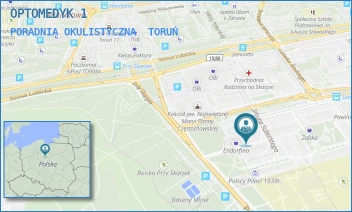 PORADNIA OKULISTYCZNA - OPTOMEDYK 1 - SULECKIEGO 2 E,  TORUŃ