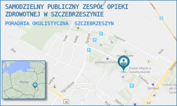 PORADNIA OKULISTYCZNA - SAMODZIELNY PUBLICZNY ZESPÓŁ OPIEKI ZDROWOTNEJ W SZCZEBRZESZYNIE - SZKOLNA 7,  SZCZEBRZESZYN