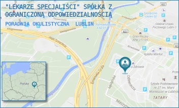 PORADNIA OKULISTYCZNA - "LEKARZE SPECJALIŚCI" SPÓŁKA Z OGRANICZONĄ ODPOWIEDZIALNOŚCIĄ - ODLEWNICZA 3,  LUBLIN