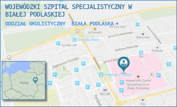 ODDZIAŁ OKULISTYCZNY - WOJEWÓDZKI SZPITAL SPECJALISTYCZNY W BIAŁEJ PODLASKIEJ - TEREBELSKA 57-65,  BIAŁA PODLASKA