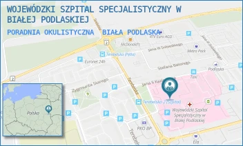 PORADNIA OKULISTYCZNA - WOJEWÓDZKI SZPITAL SPECJALISTYCZNY W BIAŁEJ PODLASKIEJ - TEREBELSKA 57-65,  BIAŁA PODLASKA