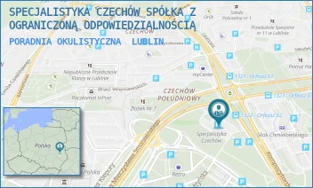 PORADNIA OKULISTYCZNA - SPECJALISTYKA CZECHÓW SPÓŁKA Z OGRANICZONĄ ODPOWIEDZIALNOŚCIĄ - KOMPOZYTORÓW POLSKICH 8,  LUBLIN