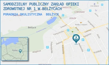 PORADNIA OKULISTYCZNA - SAMODZIELNY PUBLICZNY ZAKŁAD OPIEKI ZDROWOTNEJ NR 1 W BEŁŻYCACH - BEDNARSKA 2,  BEŁŻYCE