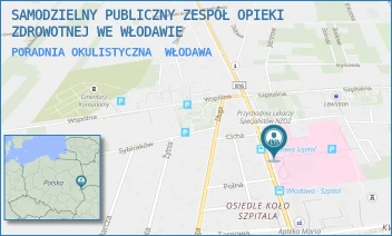 PORADNIA OKULISTYCZNA - SAMODZIELNY PUBLICZNY ZESPÓŁ OPIEKI ZDROWOTNEJ WE WŁODAWIE - AL. JÓZEFA PIŁSUDSKIEGO 66,  WŁODAWA