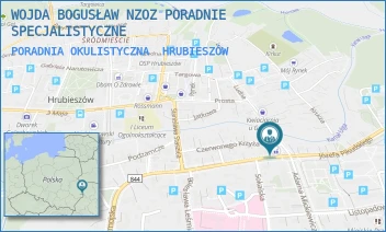 PORADNIA OKULISTYCZNA - BOGUSŁAW WOJDA - NIEPUBLICZNY ZAKŁAD OPIEKI ZDROWOTNEJ PORADNIE SPECJALISTYCZNE - PIŁSUDSKIEGO 46,  HRUBIESZÓW
