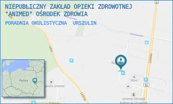 PORADNIA OKULISTYCZNA - NIEPUBLICZNY ZAKŁAD OPIEKI ZDROWOTNEJ "ANIMED" OŚRODEK ZDROWIA - NOWA 2,  URSZULIN