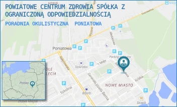 PORADNIA OKULISTYCZNA - POWIATOWE CENTRUM ZDROWIA SPÓŁKA Z OGRANICZONĄ ODPOWIEDZIALNOŚCIĄ - MŁODZIEŻOWA 6,  PONIATOWA