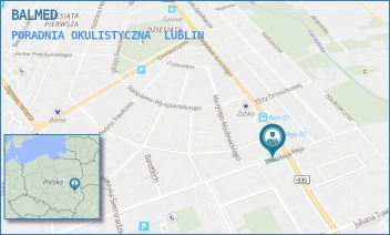 PORADNIA OKULISTYCZNA - BALMED - WŁADYSŁAWA KUNICKIEGO 181,  LUBLIN