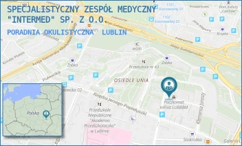 PORADNIA OKULISTYCZNA - SPECJALISTYCZNY ZESPÓŁ MEDYCZNY "INTERMED" SP. Z O.O. - GŁOWACKIEGO 35,  LUBLIN