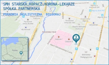 PORADNIA OKULISTYCZNA - SMH STAŃSKA,KOPACZ,KORONA-LEKARZE SPÓŁKA PARTNERSKA - TADEUSZA KOŚCIUSZKI 106, BIŁGORAJ