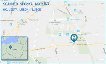 OKULISTA LUBOŃ - SCANMED SPÓŁKA AKCYJNA - ŻEROMSKIEGO 1,  LUBOŃ