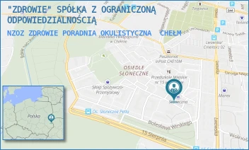 NZOZ ZDROWIE PORADNIA OKULISTYCZNA - "ZDROWIE" SPÓŁKA Z OGRANICZONĄ ODPOWIEDZIALNOŚCIĄ - SZYMANOWSKIEGO 1,  CHEŁM