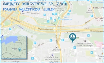 PORADNIA OKULISTYCZNA - GABINETY OKULISTYCZNE SP. Z O.O - SPOKOJNA 17/9,  LUBLIN