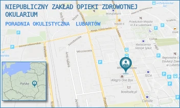 PORADNIA OKULISTYCZNA - NIEPUBLICZNY ZAKŁAD OPIEKI ZDROWOTNEJ OKULARIUM - LUBELSKA 52A,  LUBARTÓW