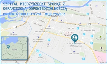 PORADNIA OKULISTYCZNA - SZPITAL MIĘDZYRZECKI SPÓŁKA Z OGRANICZONĄ ODPOWIEDZIALNOŚCIĄ - UL. KONSTYTUCJI 3 MAJA 24,  MIĘDZYRZECZ
