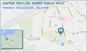 PORADNIA OKULISTYCZNA - CENTRUM MEDYCZNE DORMED DOROTA MALEC - BANKOWA 1,  SULECHÓW