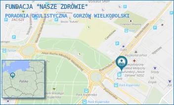PORADNIA OKULISTYCZNA - FUNDACJA "NASZE ZDROWIE" - FRANCISZKA WALCZAKA 23E,  GORZÓW WIELKOPOLSKI