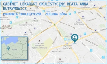 PORADNIA OKULISTYCZNA - GABINET LEKARSKI OKULISTYCZNY BEATA ANNA BUTRYMOWICZ - UL. OGRODOWA 34,  ZIELONA GÓRA