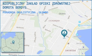 PORADNIA OKULISTYCZNA - NIEPUBLICZNY ZAKŁAD OPIEKI ZDROWOTNEJ DOROTA BERDYS - UL. SWOBODA 17/19/3,  GŁOWNO