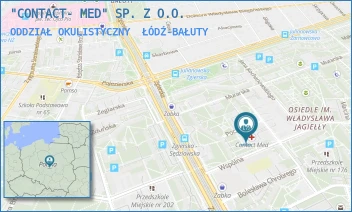 ODDZIAŁ OKULISTYCZNY - "CONTACT- MED" SP. Z O.O. - UL. WSPÓLNA 6,  ŁÓDŹ-BAŁUTY